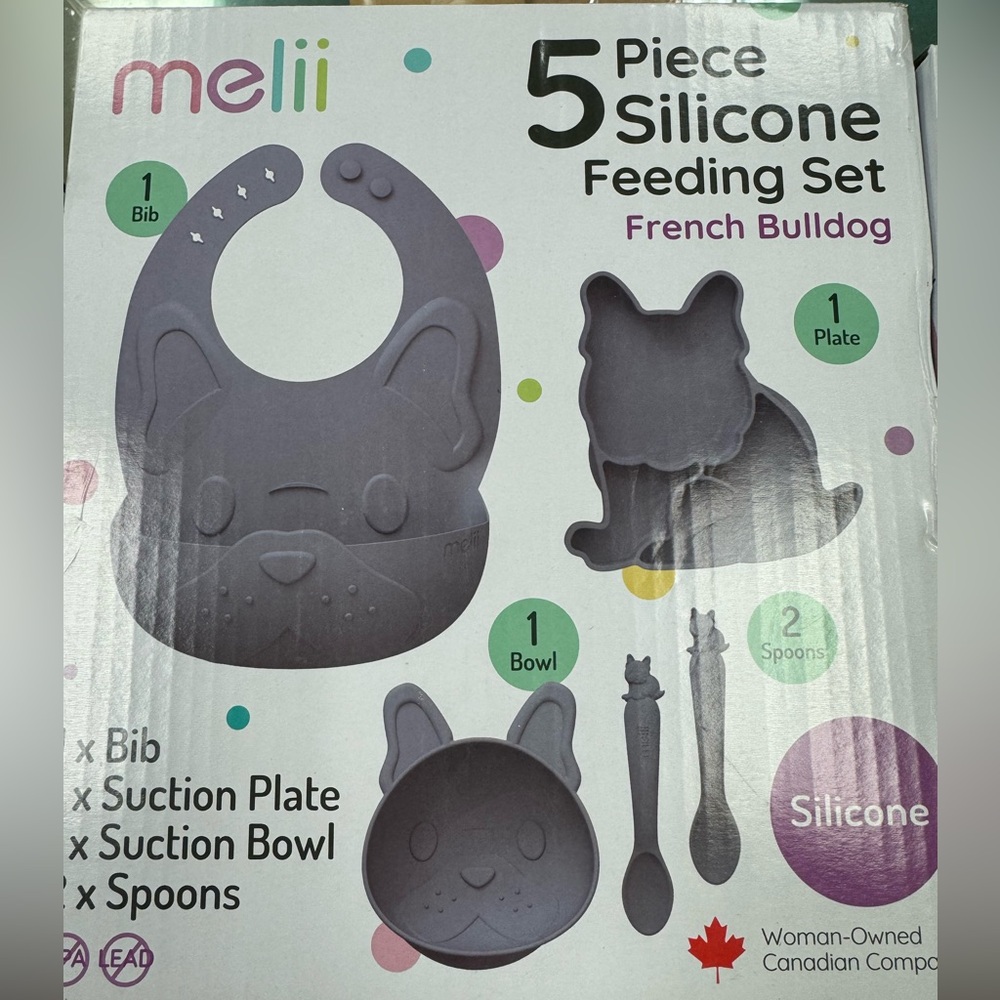 Melli 5 Silicone Feeding Set Different Colors